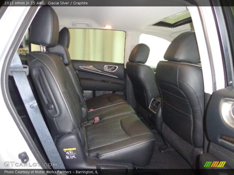Glacial Silver / Graphite 2013 Infiniti JX 35 AWD