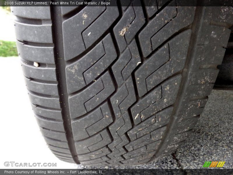 Pearl White Tri Coat Metallic / Beige 2008 Suzuki XL7 Limited
