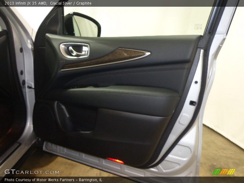 Glacial Silver / Graphite 2013 Infiniti JX 35 AWD