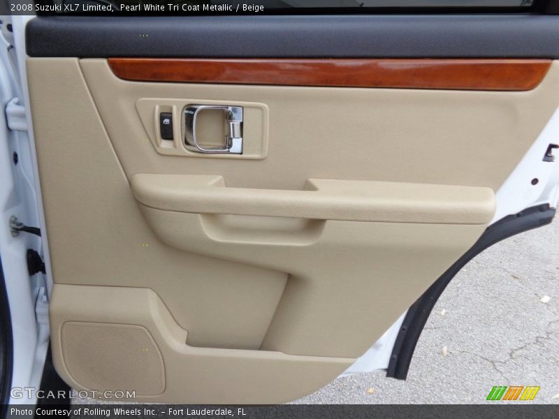 Pearl White Tri Coat Metallic / Beige 2008 Suzuki XL7 Limited