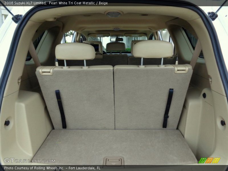 Pearl White Tri Coat Metallic / Beige 2008 Suzuki XL7 Limited