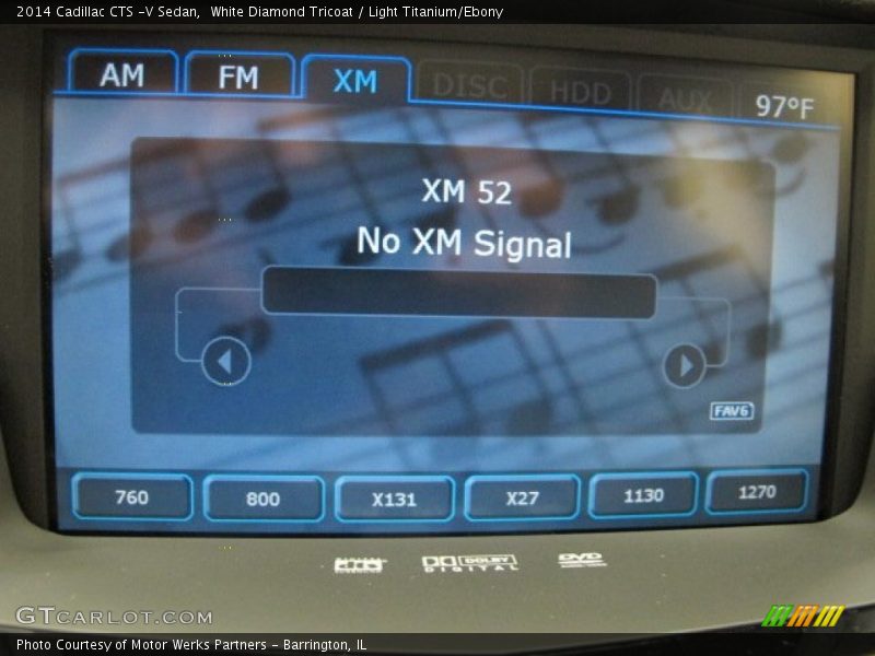 White Diamond Tricoat / Light Titanium/Ebony 2014 Cadillac CTS -V Sedan