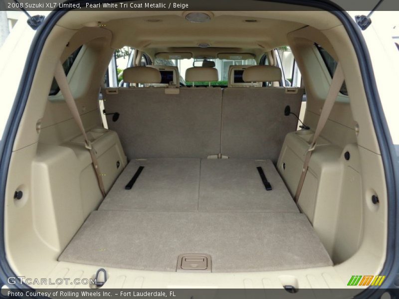 Pearl White Tri Coat Metallic / Beige 2008 Suzuki XL7 Limited