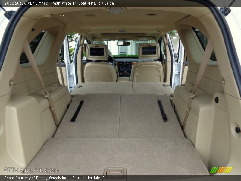 Pearl White Tri Coat Metallic / Beige 2008 Suzuki XL7 Limited