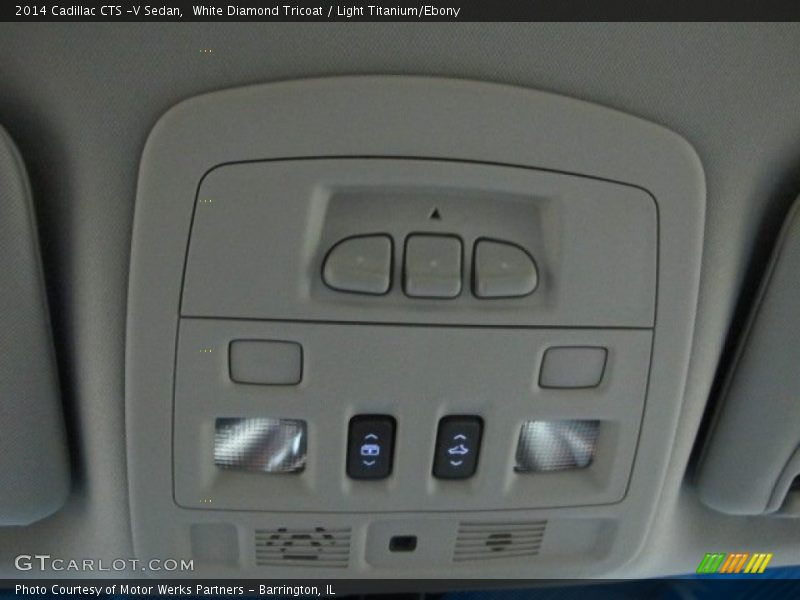 White Diamond Tricoat / Light Titanium/Ebony 2014 Cadillac CTS -V Sedan