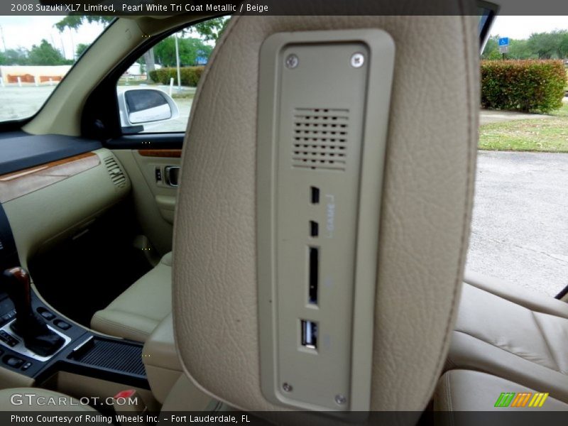 Pearl White Tri Coat Metallic / Beige 2008 Suzuki XL7 Limited