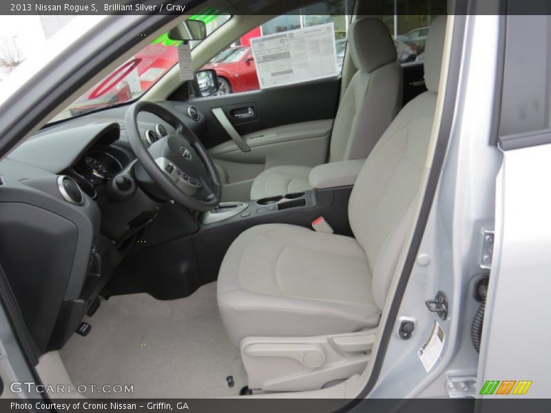 Brilliant Silver / Gray 2013 Nissan Rogue S