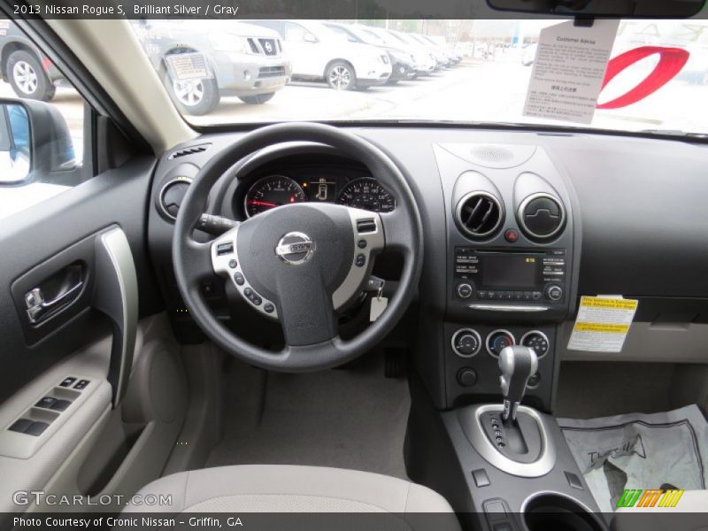 Brilliant Silver / Gray 2013 Nissan Rogue S