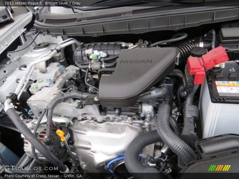 Brilliant Silver / Gray 2013 Nissan Rogue S