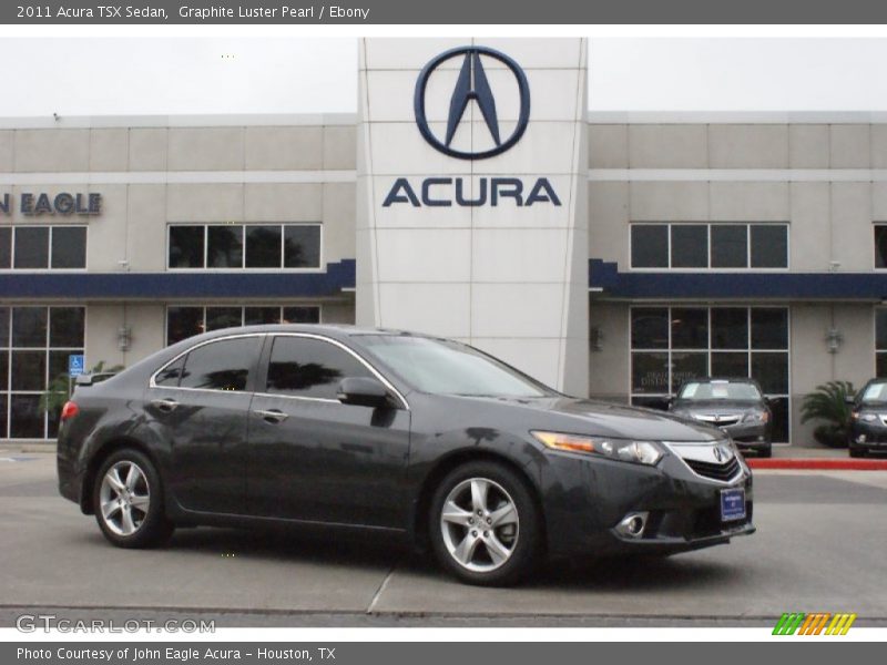 Graphite Luster Pearl / Ebony 2011 Acura TSX Sedan