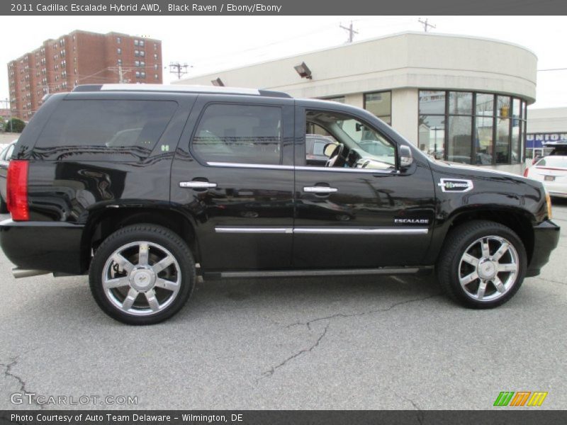 Black Raven / Ebony/Ebony 2011 Cadillac Escalade Hybrid AWD