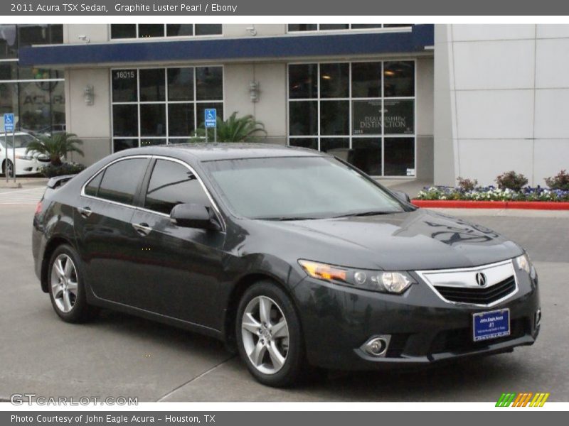 Graphite Luster Pearl / Ebony 2011 Acura TSX Sedan