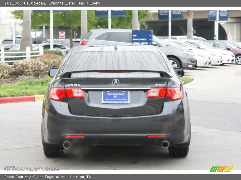Graphite Luster Pearl / Ebony 2011 Acura TSX Sedan