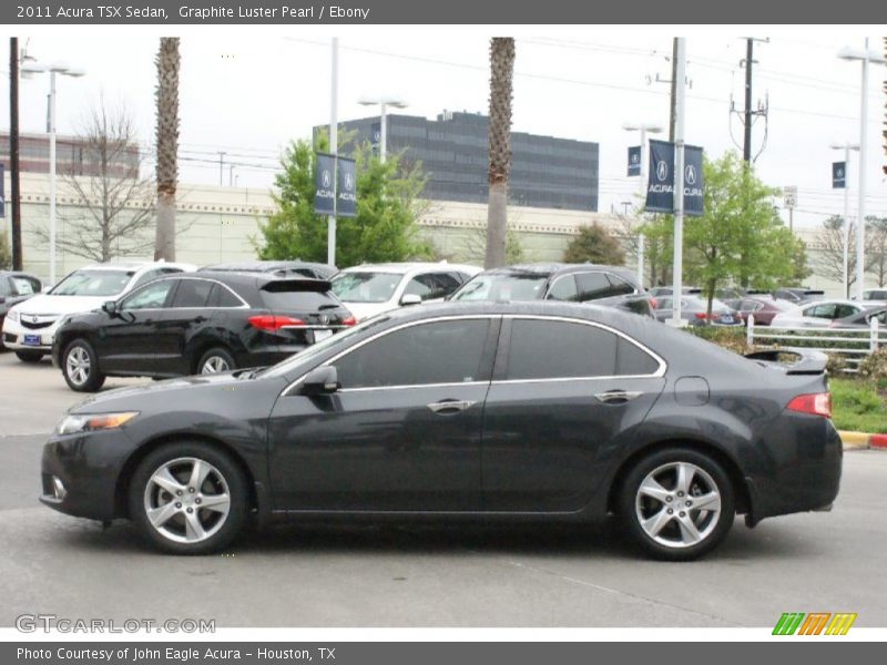 Graphite Luster Pearl / Ebony 2011 Acura TSX Sedan