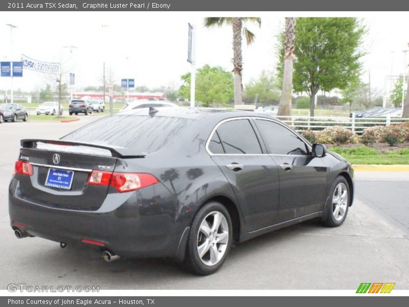 Graphite Luster Pearl / Ebony 2011 Acura TSX Sedan