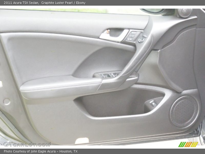 Graphite Luster Pearl / Ebony 2011 Acura TSX Sedan