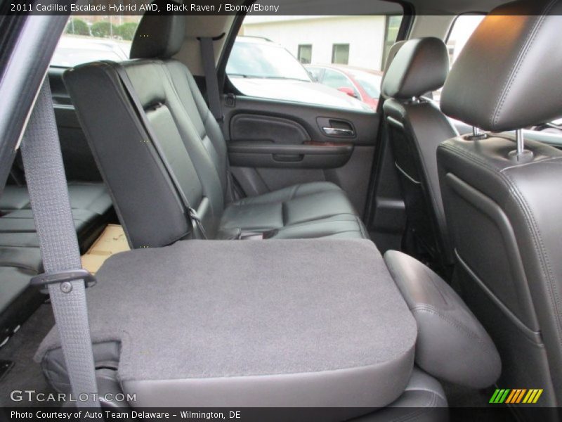Black Raven / Ebony/Ebony 2011 Cadillac Escalade Hybrid AWD
