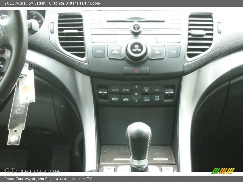 Graphite Luster Pearl / Ebony 2011 Acura TSX Sedan