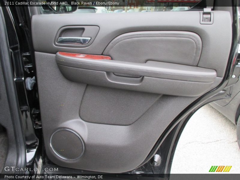 Black Raven / Ebony/Ebony 2011 Cadillac Escalade Hybrid AWD