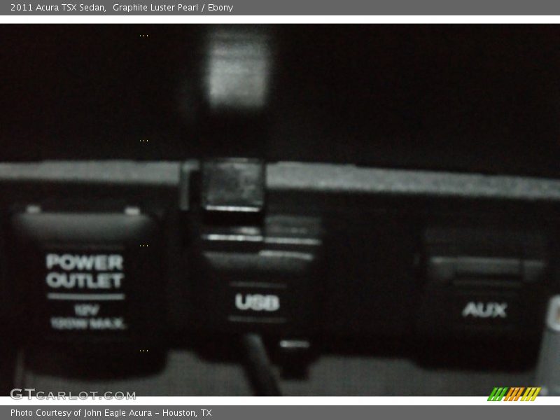 Graphite Luster Pearl / Ebony 2011 Acura TSX Sedan
