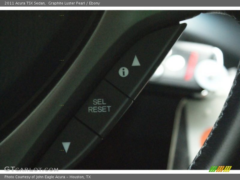 Graphite Luster Pearl / Ebony 2011 Acura TSX Sedan