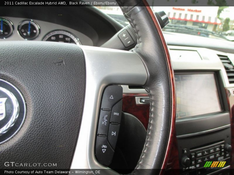 Black Raven / Ebony/Ebony 2011 Cadillac Escalade Hybrid AWD