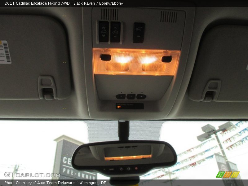 Black Raven / Ebony/Ebony 2011 Cadillac Escalade Hybrid AWD