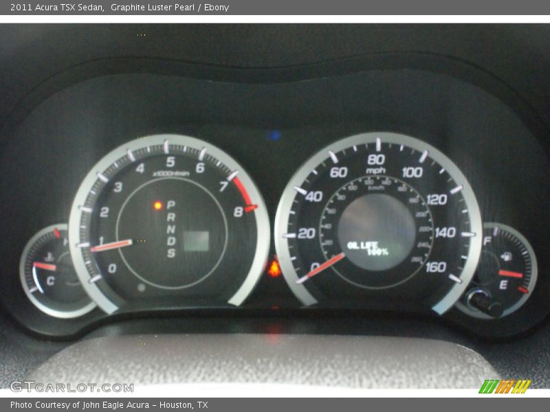 Graphite Luster Pearl / Ebony 2011 Acura TSX Sedan