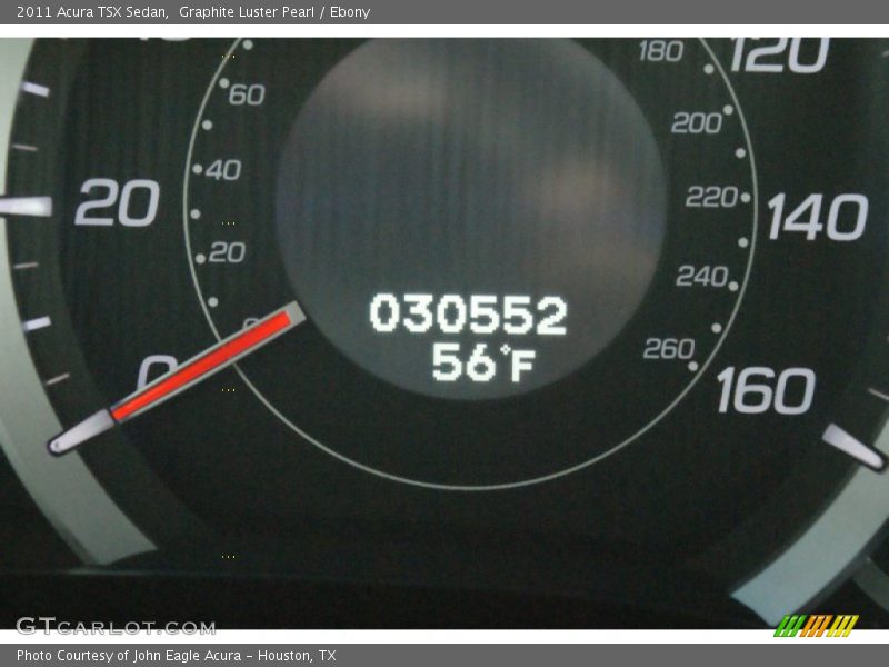 Graphite Luster Pearl / Ebony 2011 Acura TSX Sedan