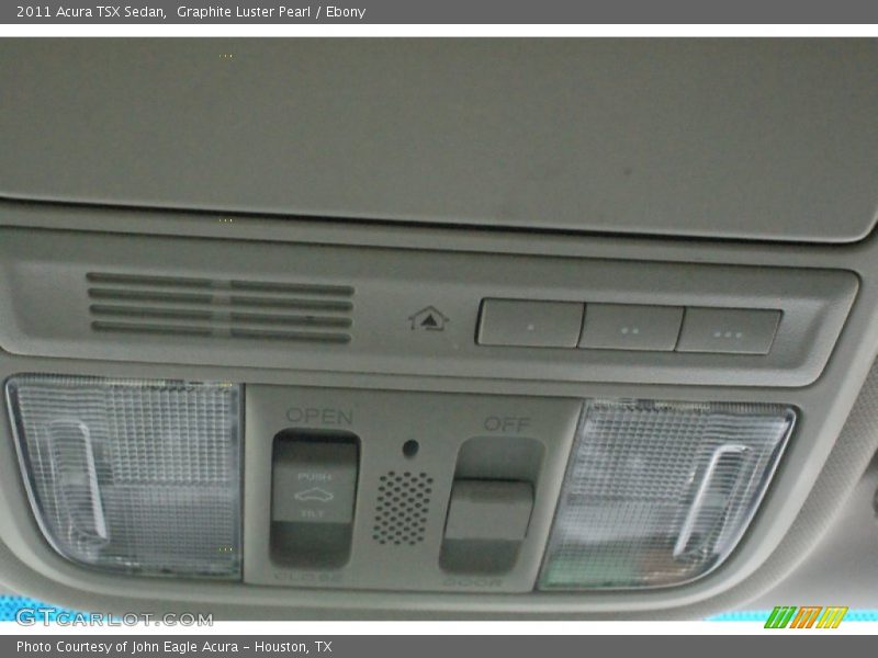 Graphite Luster Pearl / Ebony 2011 Acura TSX Sedan