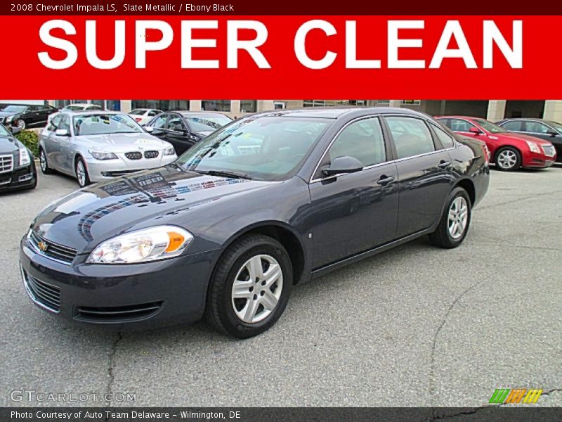 Slate Metallic / Ebony Black 2008 Chevrolet Impala LS