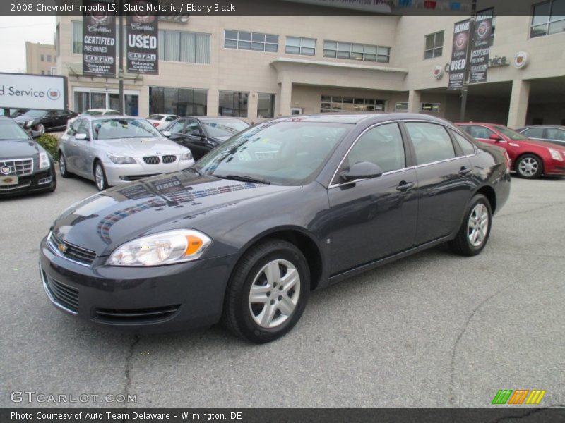 Slate Metallic / Ebony Black 2008 Chevrolet Impala LS