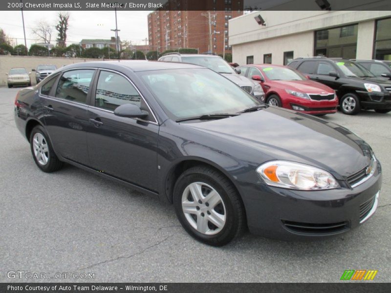 Slate Metallic / Ebony Black 2008 Chevrolet Impala LS