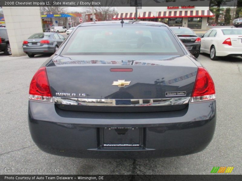 Slate Metallic / Ebony Black 2008 Chevrolet Impala LS