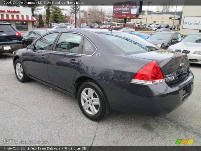 Slate Metallic / Ebony Black 2008 Chevrolet Impala LS