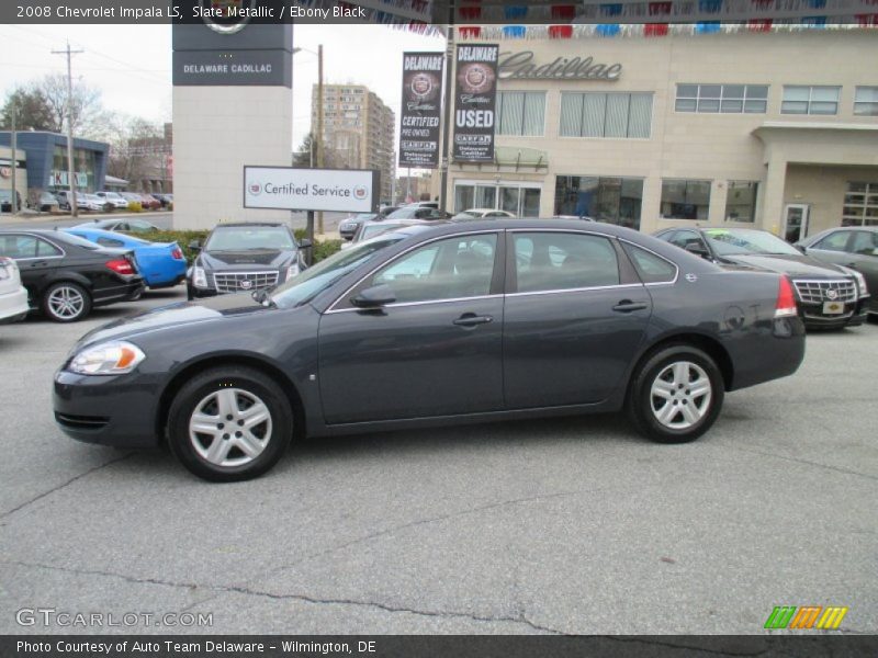 Slate Metallic / Ebony Black 2008 Chevrolet Impala LS