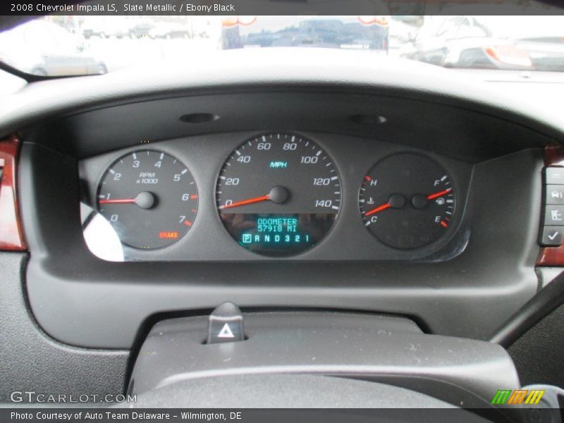 Slate Metallic / Ebony Black 2008 Chevrolet Impala LS