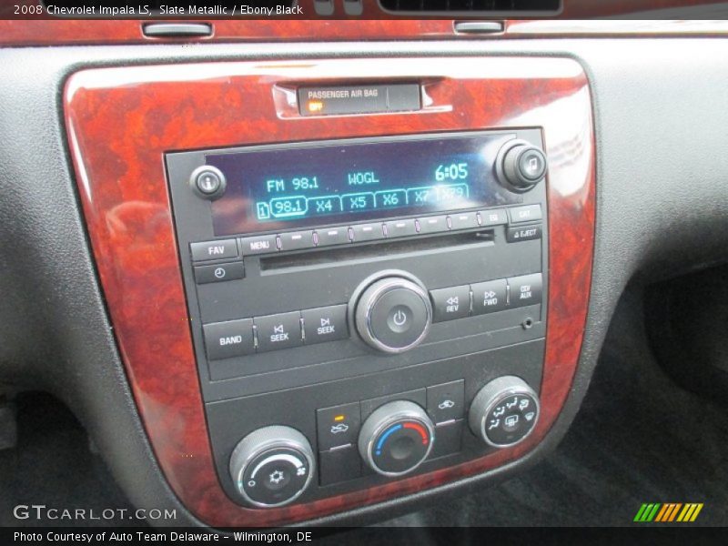 Slate Metallic / Ebony Black 2008 Chevrolet Impala LS