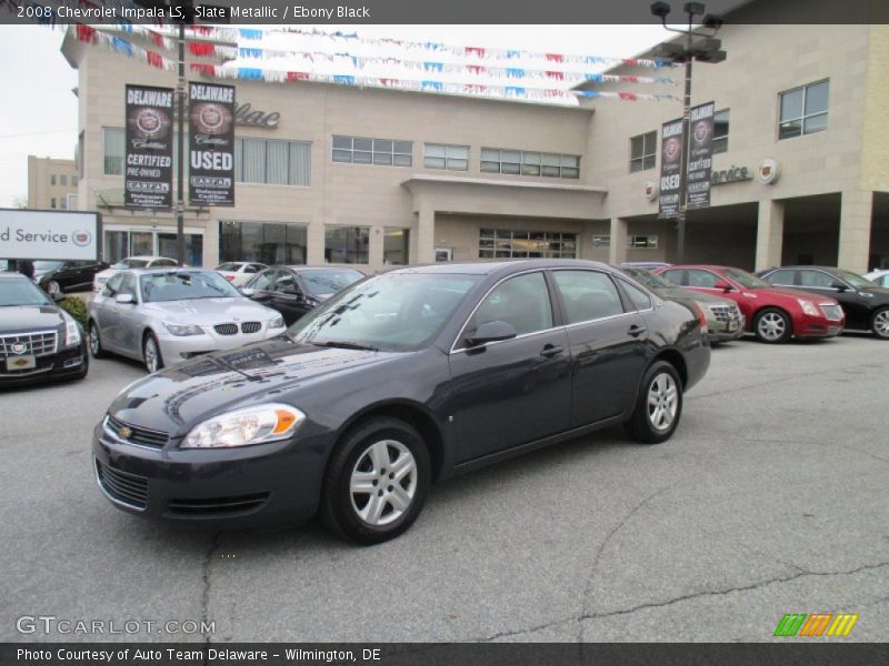 Slate Metallic / Ebony Black 2008 Chevrolet Impala LS