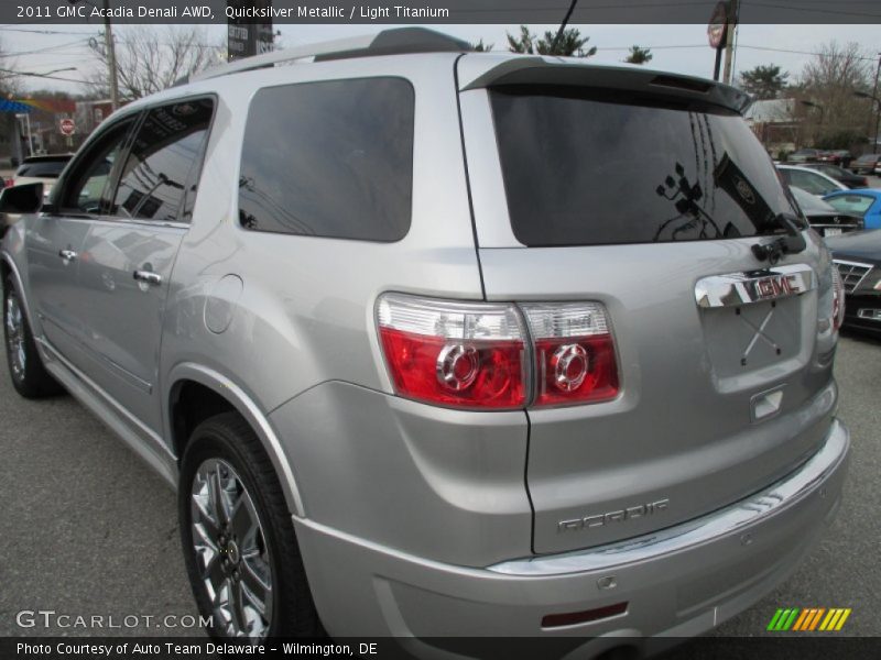 Quicksilver Metallic / Light Titanium 2011 GMC Acadia Denali AWD