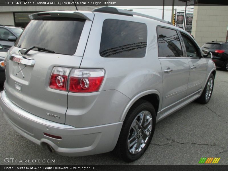 Quicksilver Metallic / Light Titanium 2011 GMC Acadia Denali AWD