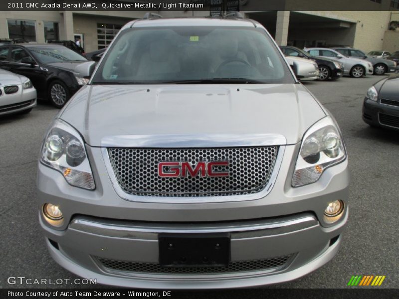 Quicksilver Metallic / Light Titanium 2011 GMC Acadia Denali AWD
