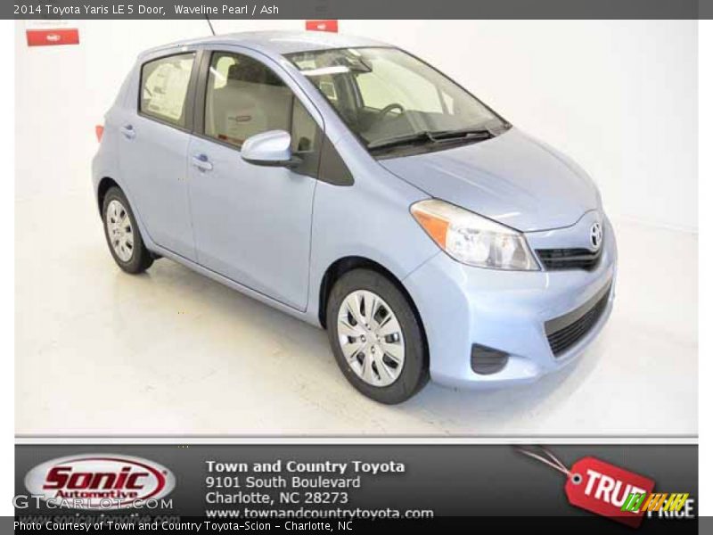 Waveline Pearl / Ash 2014 Toyota Yaris LE 5 Door