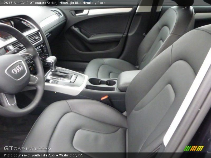 Moonlight Blue Metallic / Black 2013 Audi A4 2.0T quattro Sedan