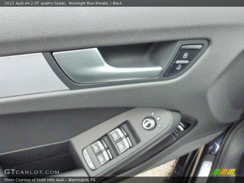 Moonlight Blue Metallic / Black 2013 Audi A4 2.0T quattro Sedan