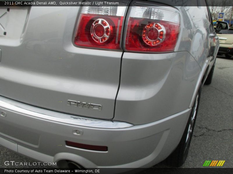 Quicksilver Metallic / Light Titanium 2011 GMC Acadia Denali AWD