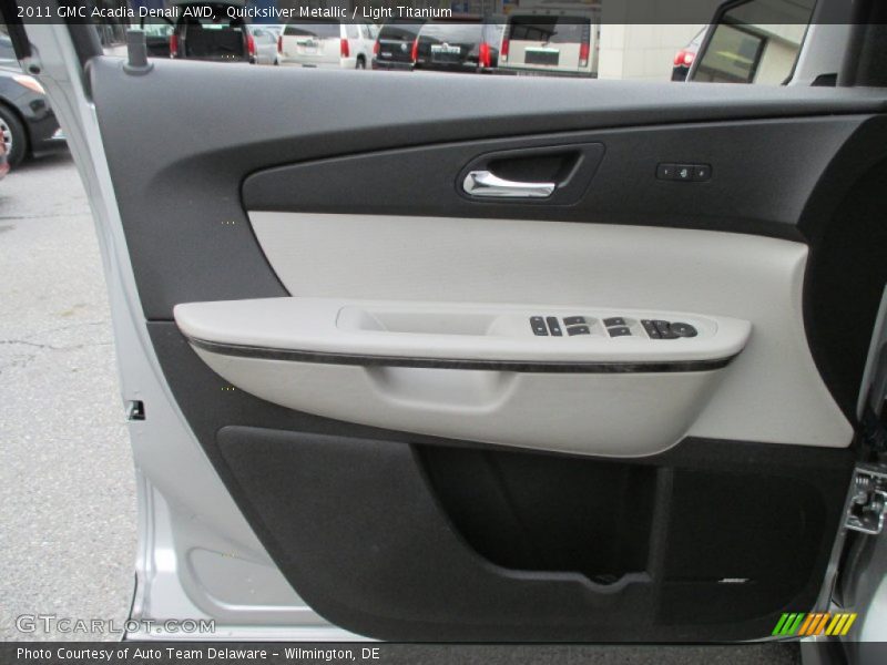 Quicksilver Metallic / Light Titanium 2011 GMC Acadia Denali AWD