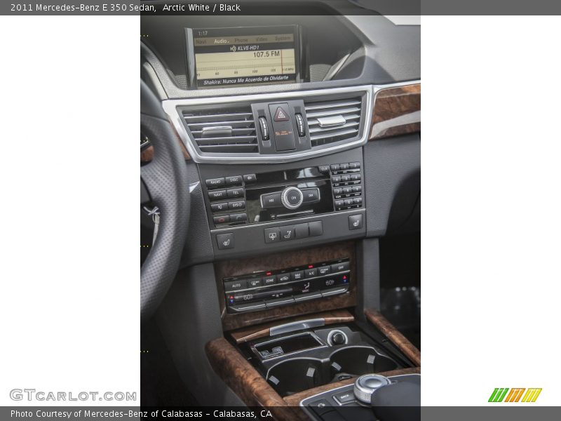 Arctic White / Black 2011 Mercedes-Benz E 350 Sedan