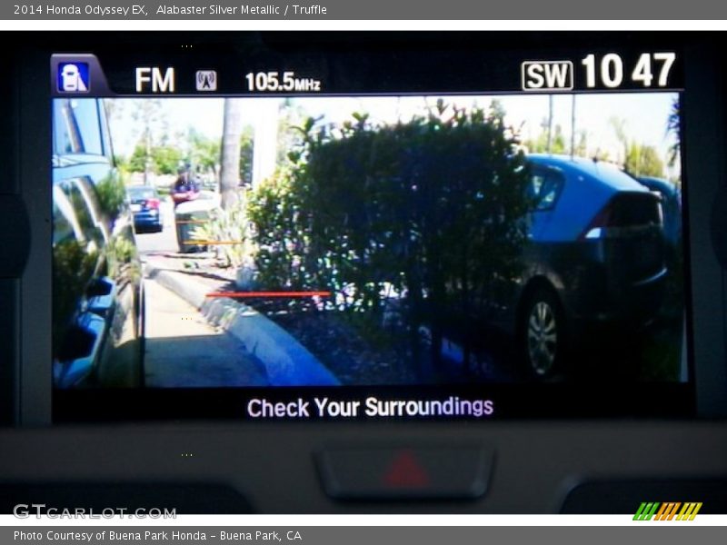 Alabaster Silver Metallic / Truffle 2014 Honda Odyssey EX