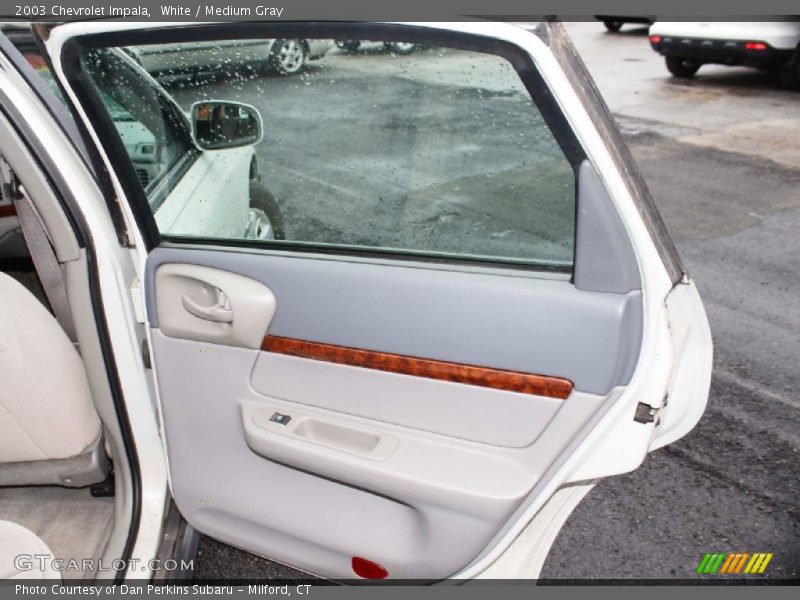 White / Medium Gray 2003 Chevrolet Impala